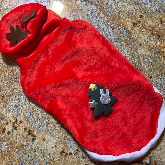 Other - New Large holiday Christmas Santa reindeer dog coat